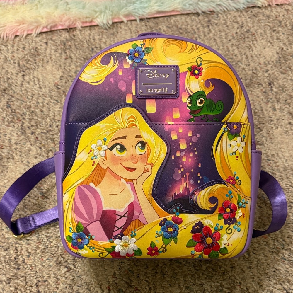 Loungefly Disney Rapunzel and Pascal Backpack
